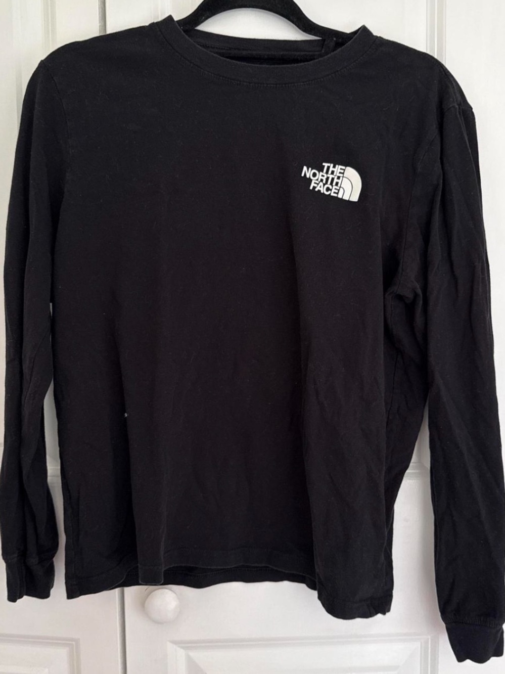 The North Face Black Long Sleeve Logo Tee